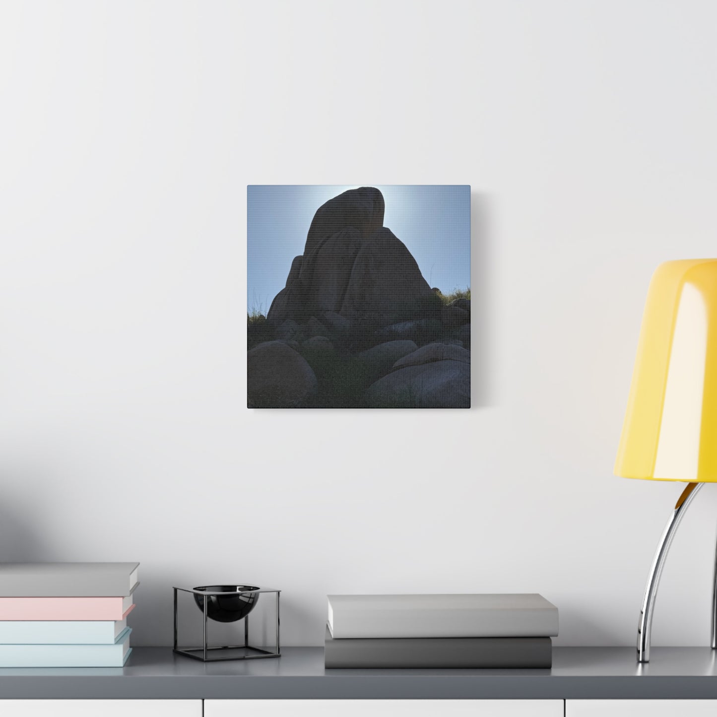 Rocks of Solitude - Unique Frameless Canvas Wall Art - Art By Earth