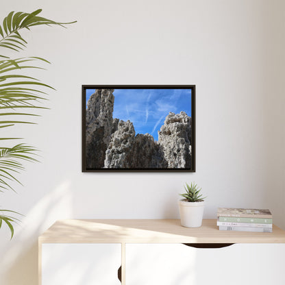 Weathered Sentinels - Unique Stretched Canvas Wall Art