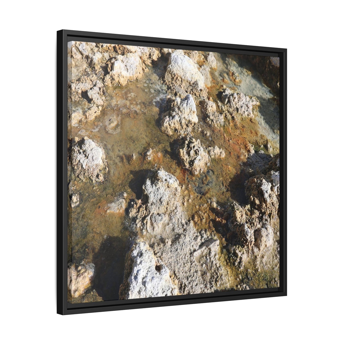 Stone Sea of Silence - Unique Stretched Canvas Wall Art