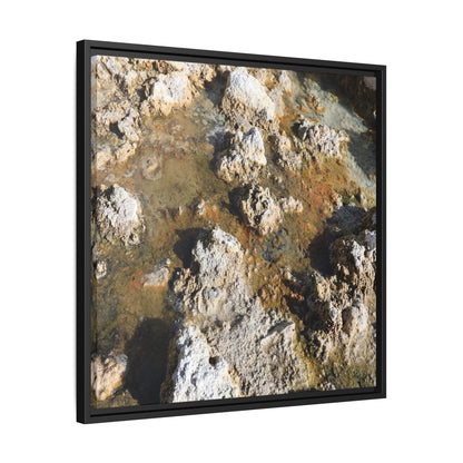 Stone Sea of Silence - Unique Stretched Canvas Wall Art