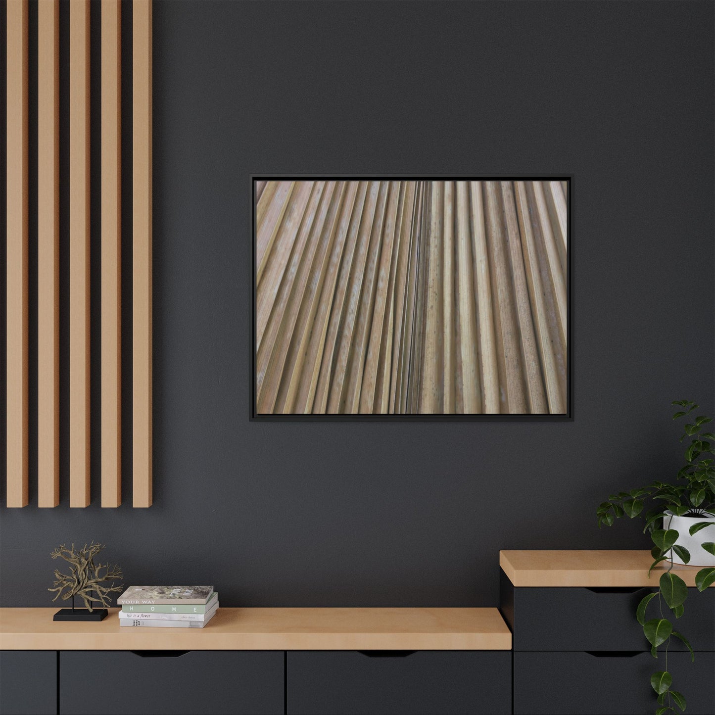 Wooden Whispers - Unique Stretched Canvas Wall Art - Art By Earth