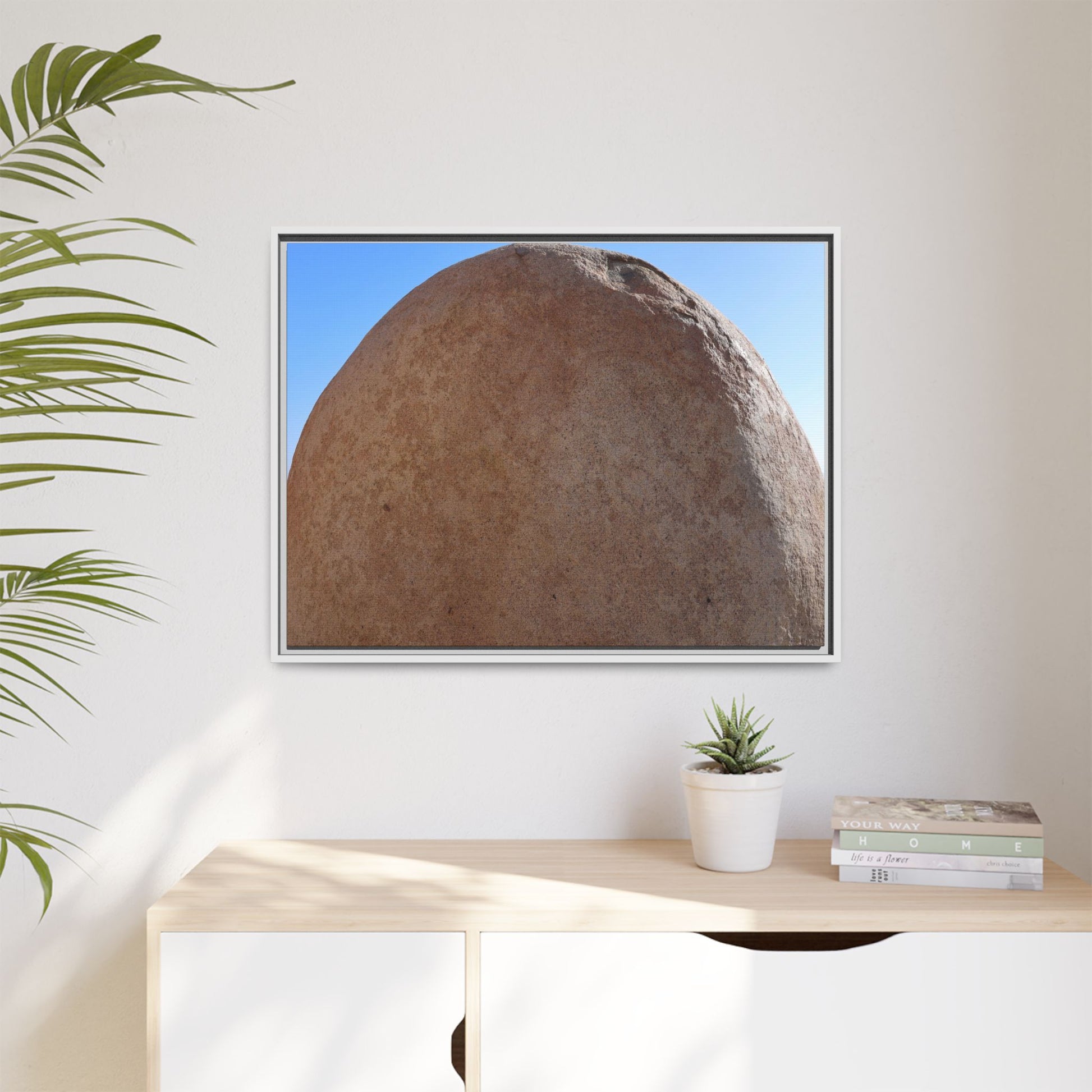 Stone Sphere - Unique Stretched Canvas Wall Art - Art By Earth
