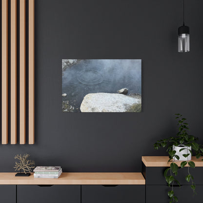 Echoes of Stone and Mist - Unique Frameless Canvas Wall Art