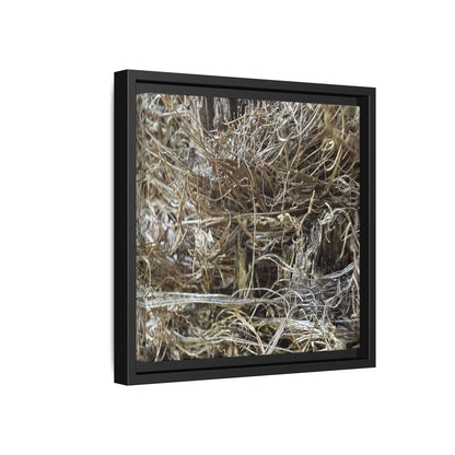 Tangled Whispers of Autumn - Unique Stretched Canvas Wall Art - Art By Earth