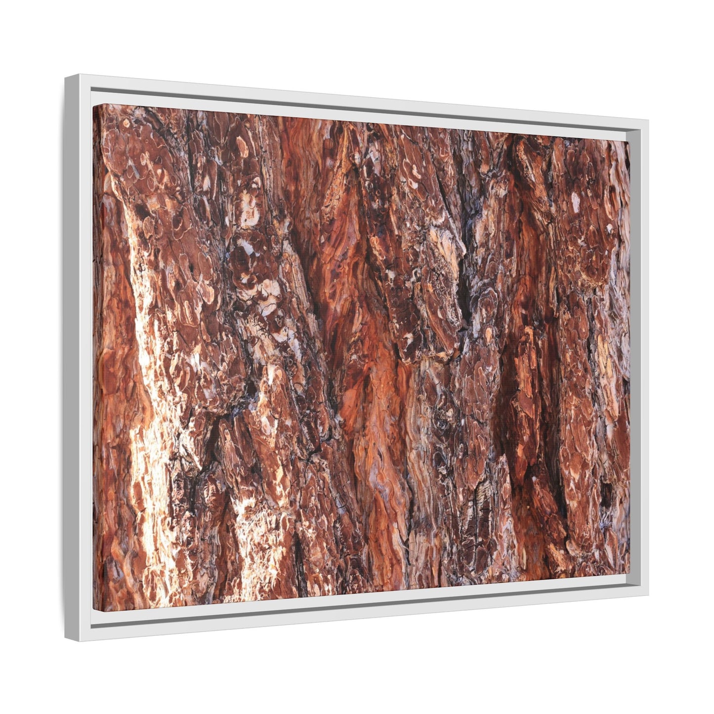 Wooden Mosaic - Unique Stretched Canvas Wall Art