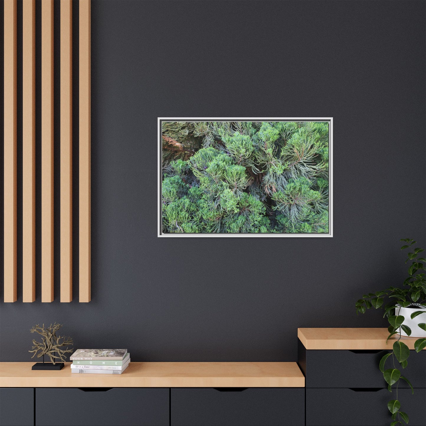 Verdant Whispers - Unique Stretched Canvas Wall Art - Art By Earth