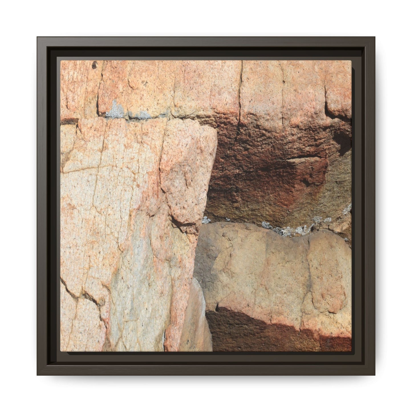 Fractured Stone - Unique Stretched Canvas Wall Art - Art By Earth