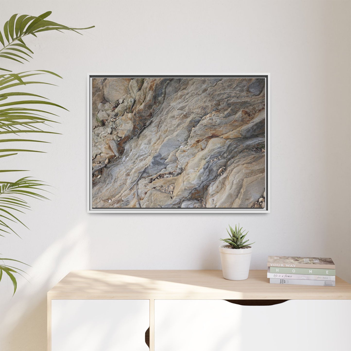 Layers of Earth's History - Unique Stretched Canvas Wall Art - Art By Earth