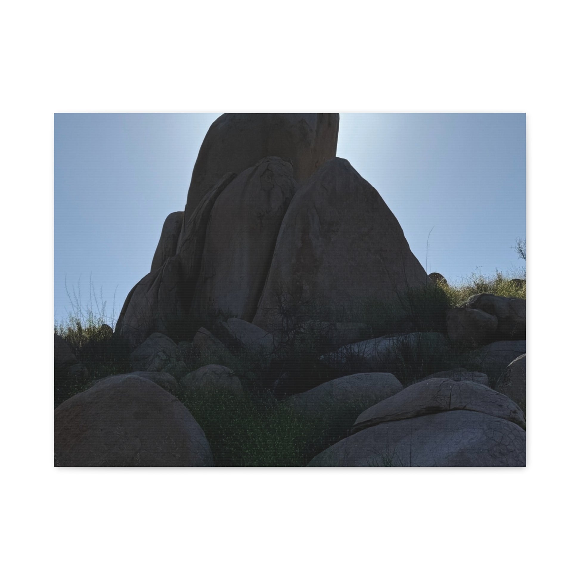 Rocks of Solitude - Unique Frameless Canvas Wall Art - Art By Earth