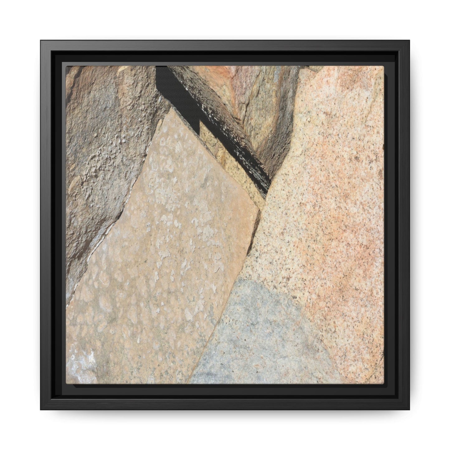 Rock Fragment - Unique Stretched Canvas Wall Art - Art By Earth