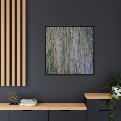 Whispers of Silver Grass - Unique Stretched Canvas Wall Art - Art By Earth