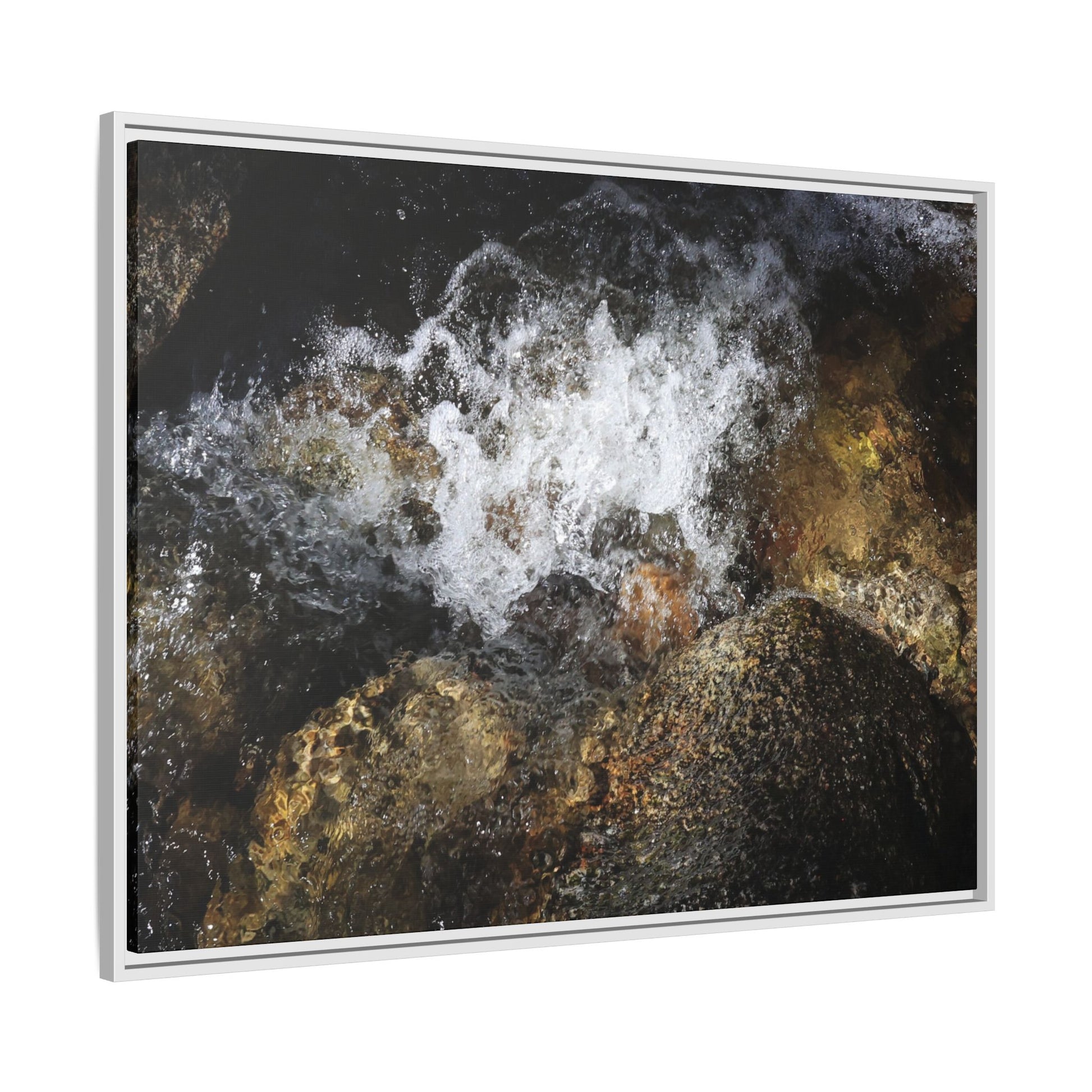 Cascading Momentum - Unique Stretched Canvas Wall Art - Art By Earth
