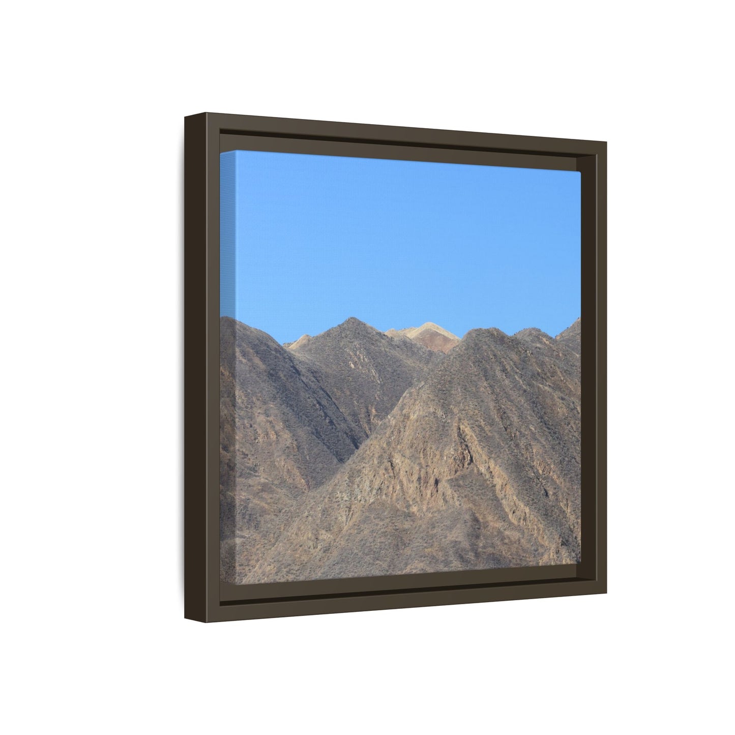 Echoes of Barren Peaks - Unique Stretched Canvas Wall Art - Art By Earth