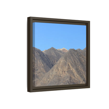 Echoes of Barren Peaks - Unique Stretched Canvas Wall Art - Art By Earth