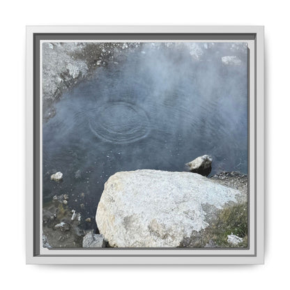 Ripples of Silence - Unique Stretched Canvas Wall Art
