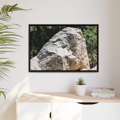 Stone's Silent Whisper - Unique Stretched Canvas Wall Art - Art By Earth