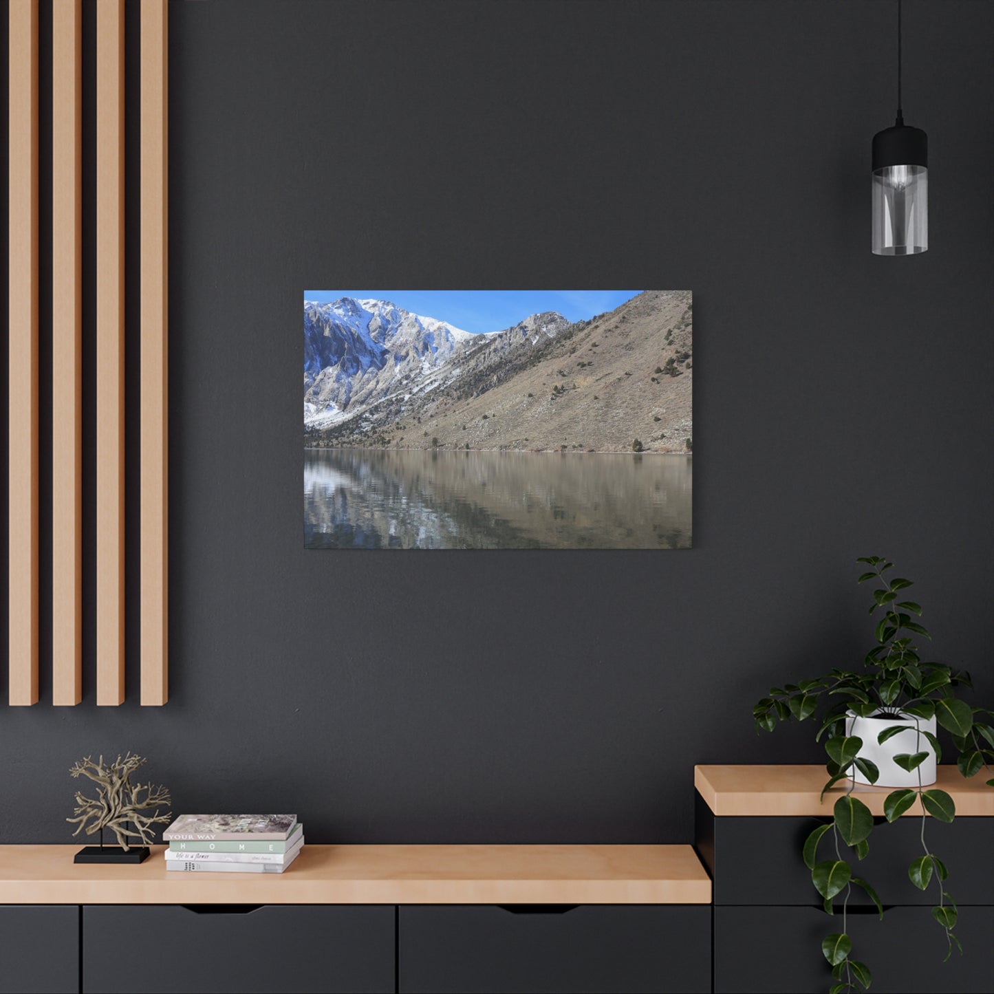 Reflection of Silence - Unique Frameless Canvas Wall Art