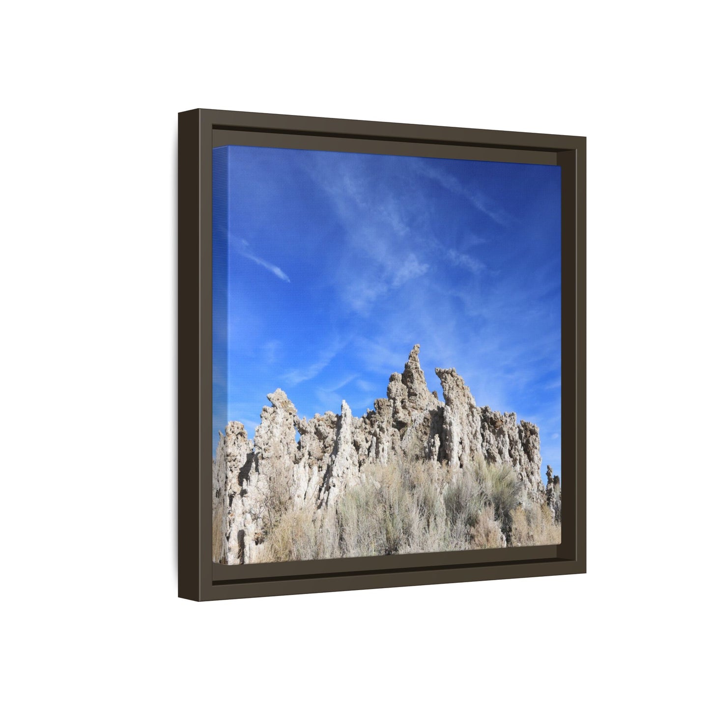 Frozen Sentinels - Unique Stretched Canvas Wall Art