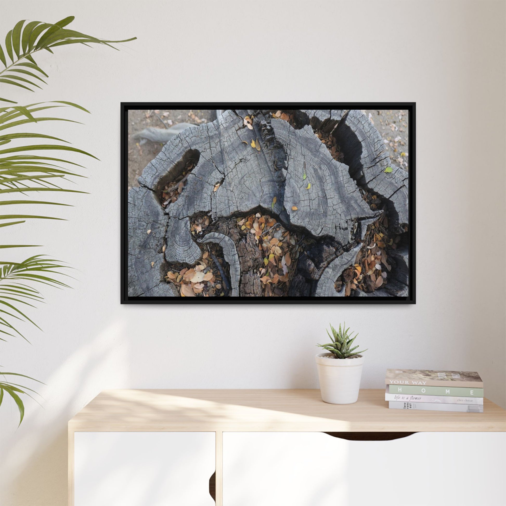 Time's Fractal Memory - Unique Stretched Canvas Wall Art - Art By Earth