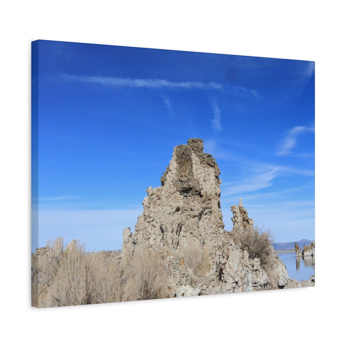Mono Lake Solitude - Unique Frameless Canvas Wall Art