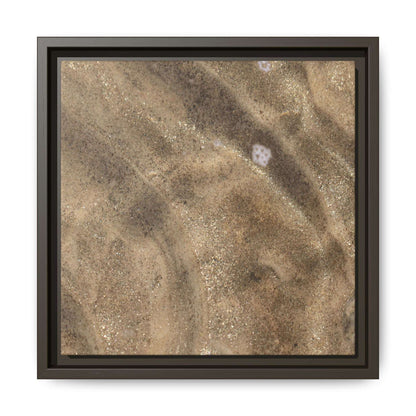 Underwater Sand Exploration - Unique Stretched Canvas Wall Art - Art By Earth