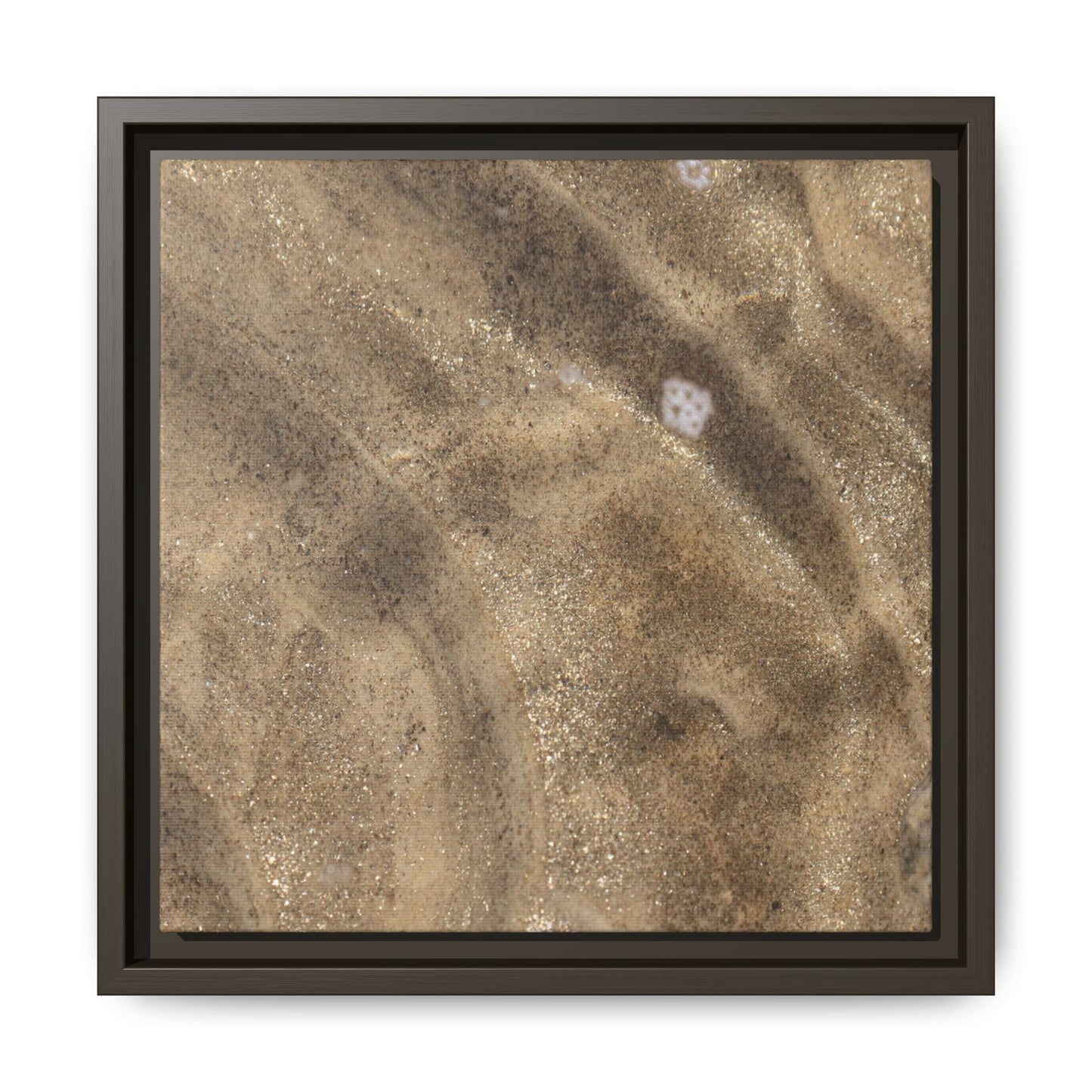 Underwater Sand Exploration - Unique Stretched Canvas Wall Art - Art By Earth