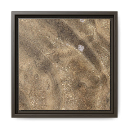 Underwater Sand Exploration - Unique Stretched Canvas Wall Art - Art By Earth