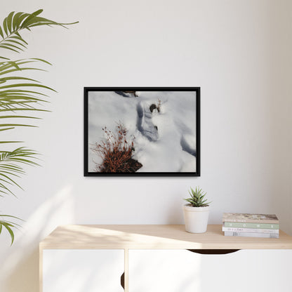 Frostbound Whispers - Unique Stretched Canvas Wall Art