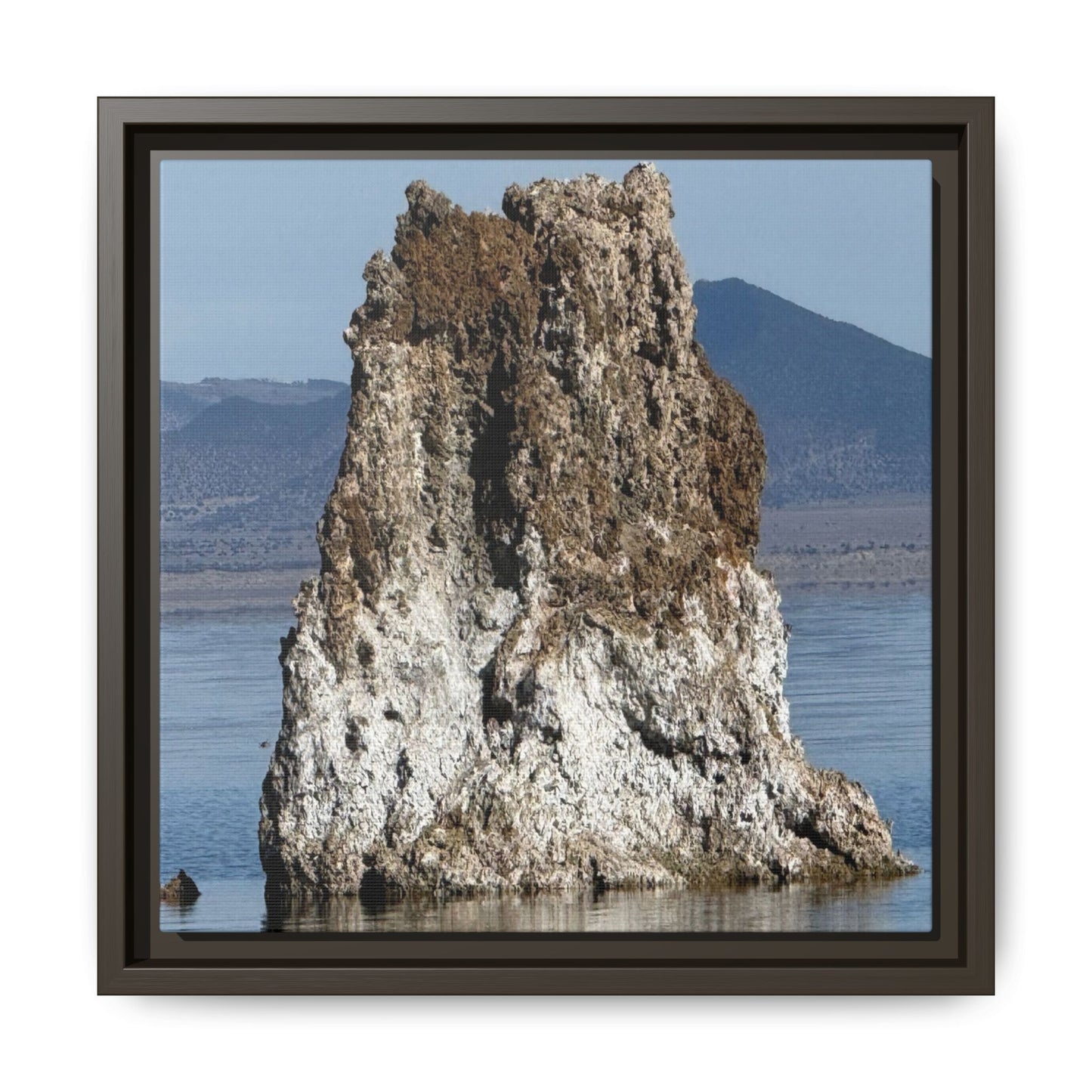 Tufa Tower Reflection - Unique Stretched Canvas Wall Art