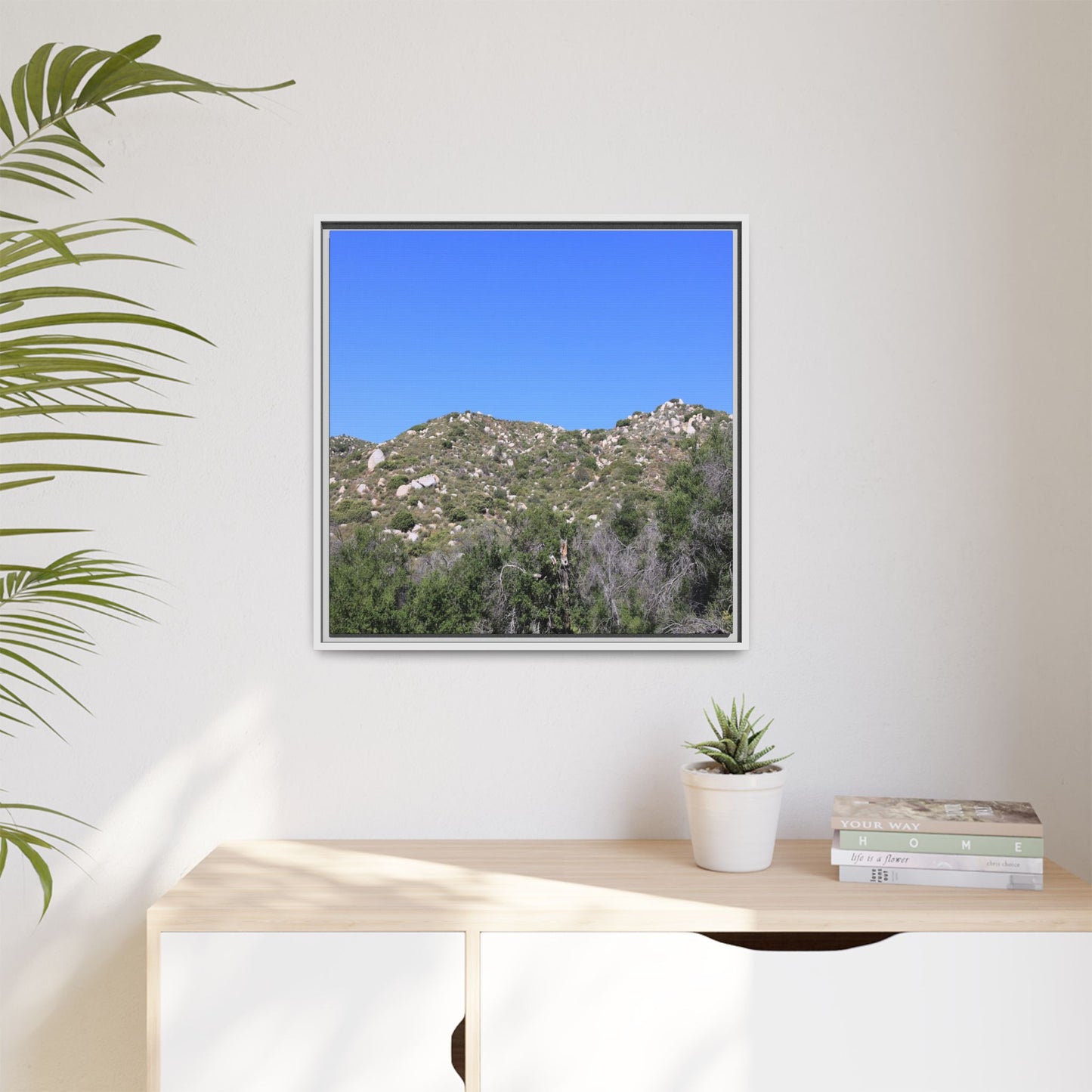 Sparse Vegetation - Unique Stretched Canvas Wall Art
