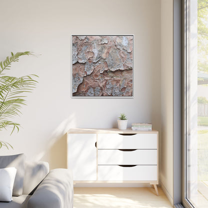 Flaking Serenity - Unique Stretched Canvas Wall Art - Art By Earth