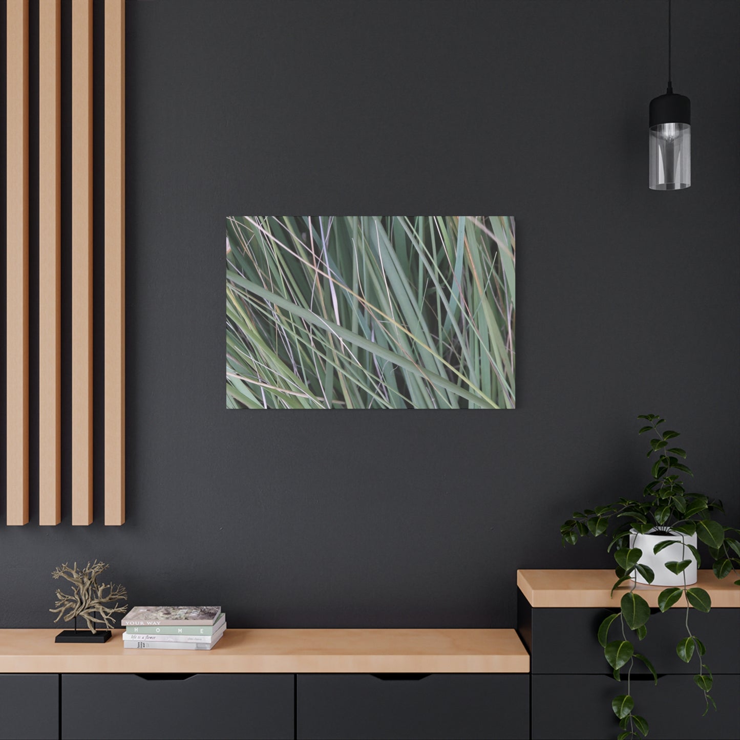 Whispers of Green - Unique Frameless Canvas Wall Art - Art By Earth