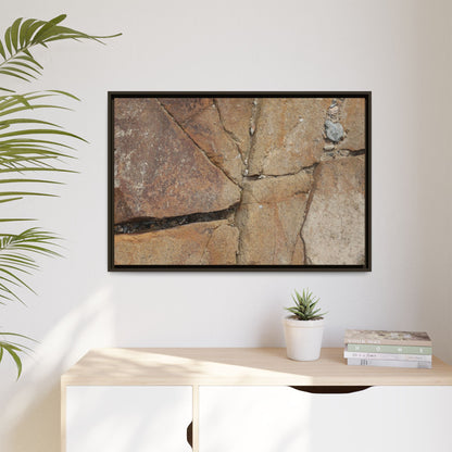 Rusty Crevices - Unique Stretched Canvas Wall Art - Art By Earth