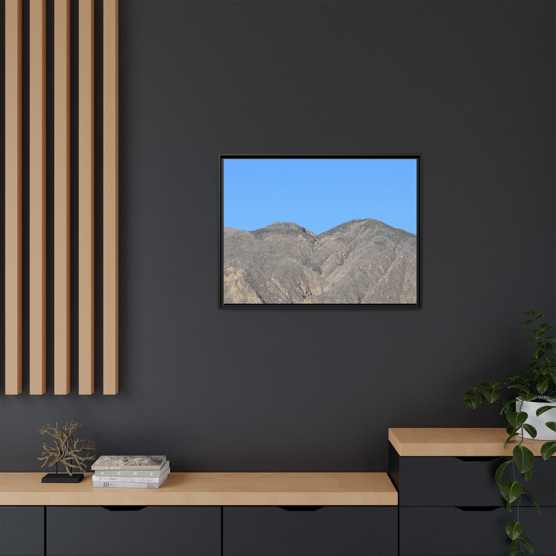 Arid Mountain Breath - Unique Stretched Canvas Wall Art - Art By Earth