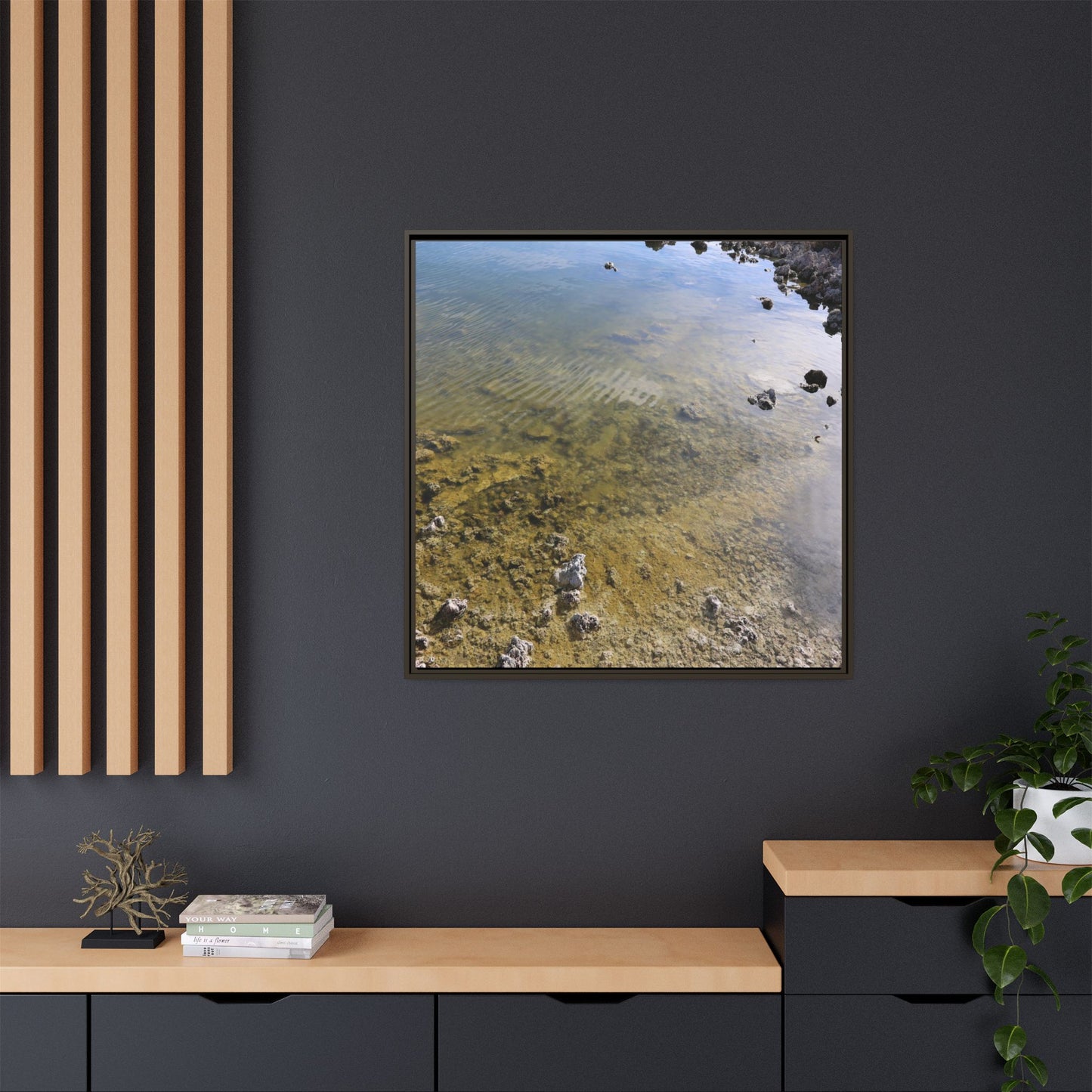 Ripples of Stone - Unique Stretched Canvas Wall Art