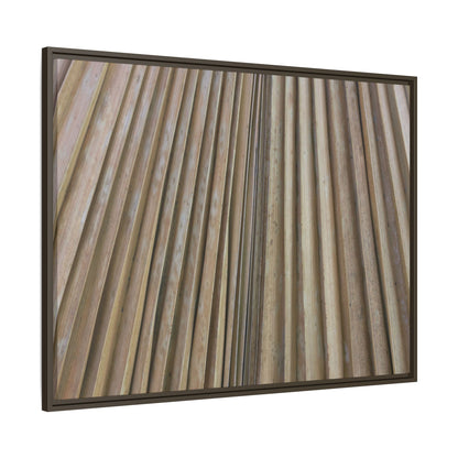 Wooden Whispers - Unique Stretched Canvas Wall Art - Art By Earth