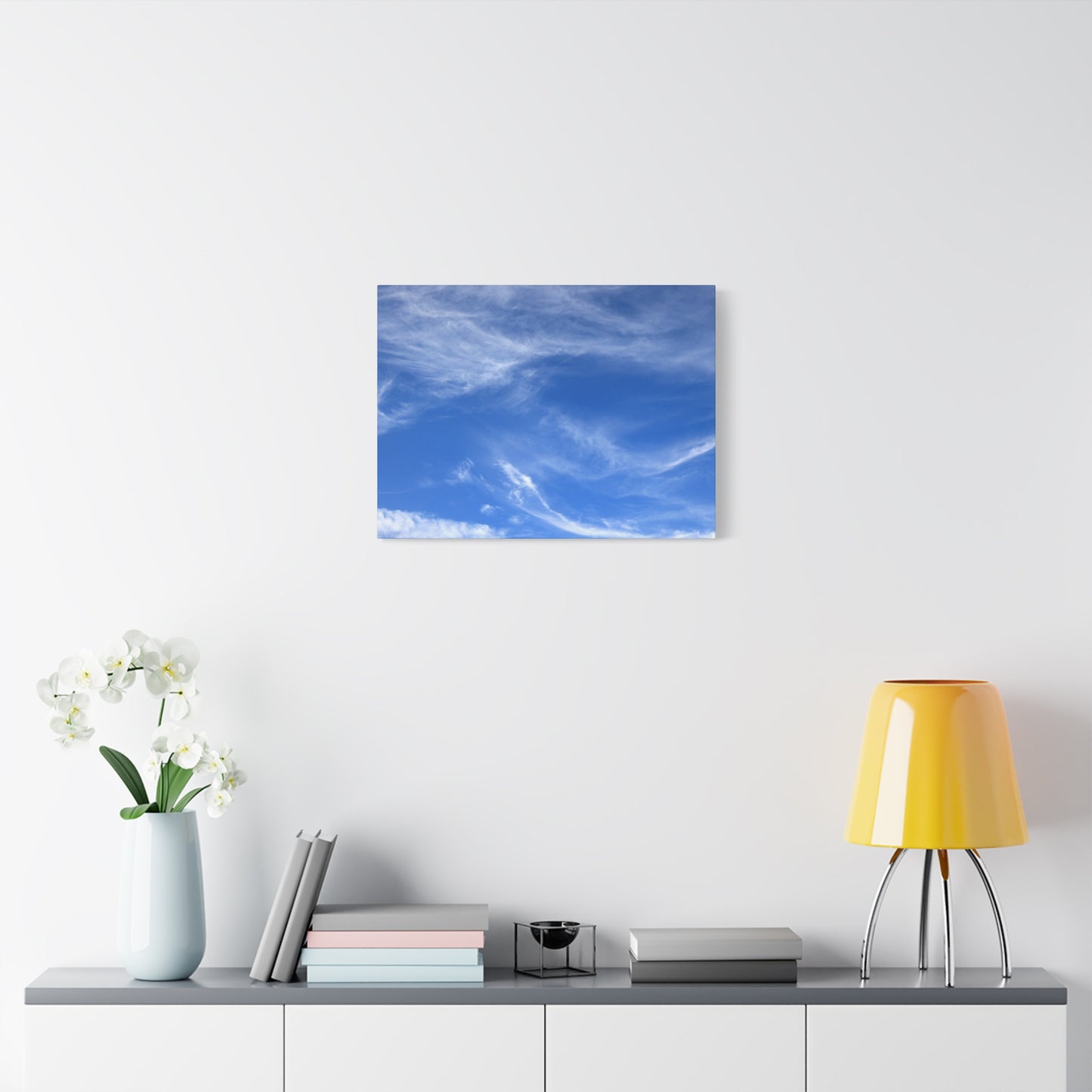 Sky's Ethereal Dance - Unique Frameless Canvas Wall Art - Art By Earth