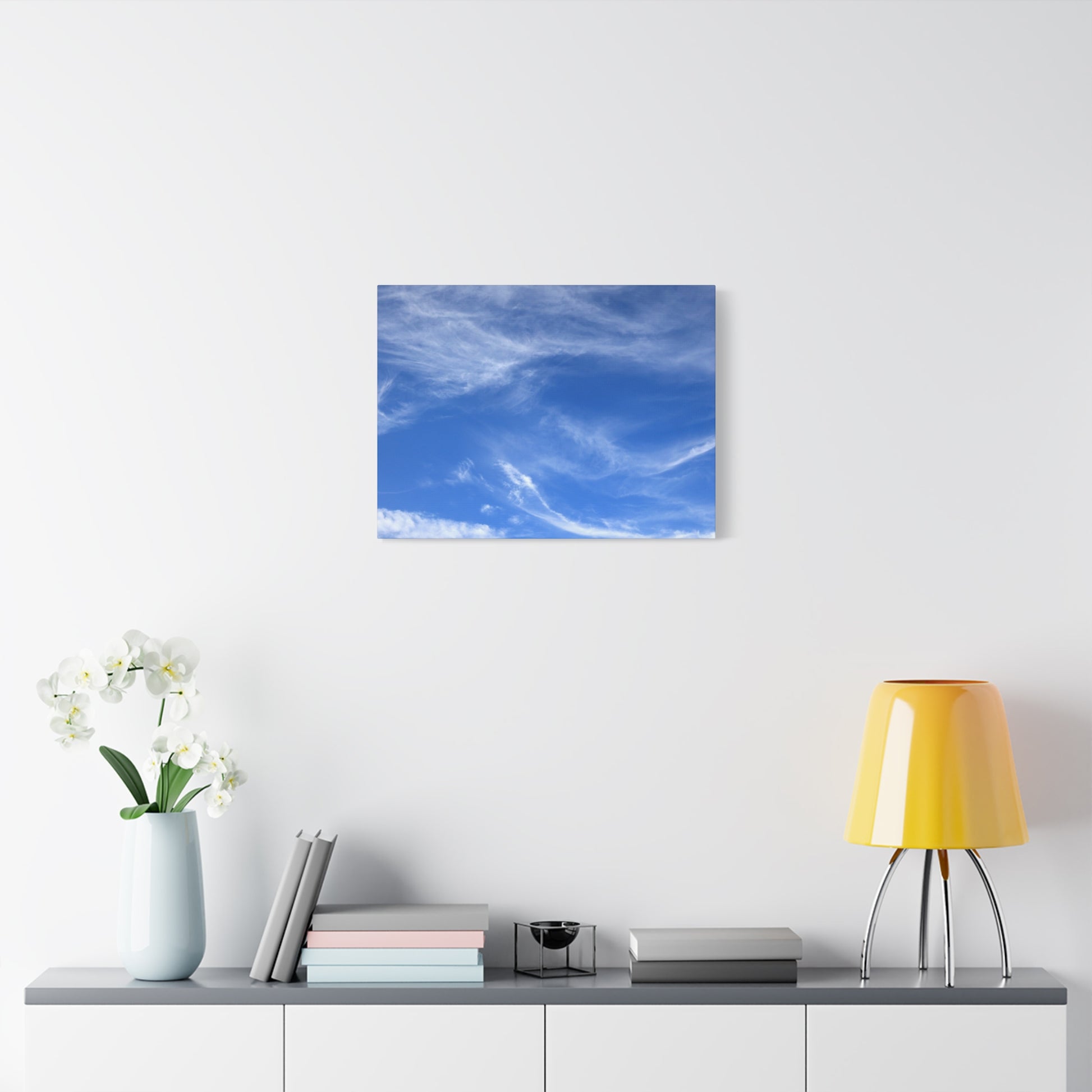 Sky's Ethereal Dance - Unique Frameless Canvas Wall Art - Art By Earth