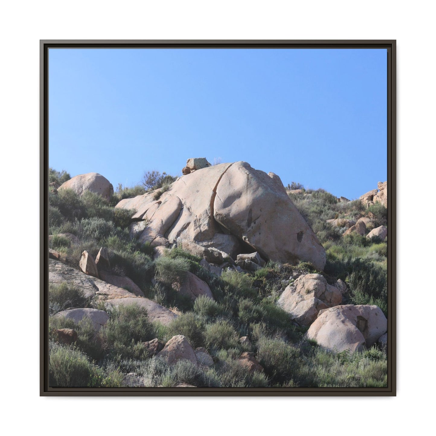 Ancient Stone Landscape - Unique Stretched Canvas Wall Art - Art By Earth