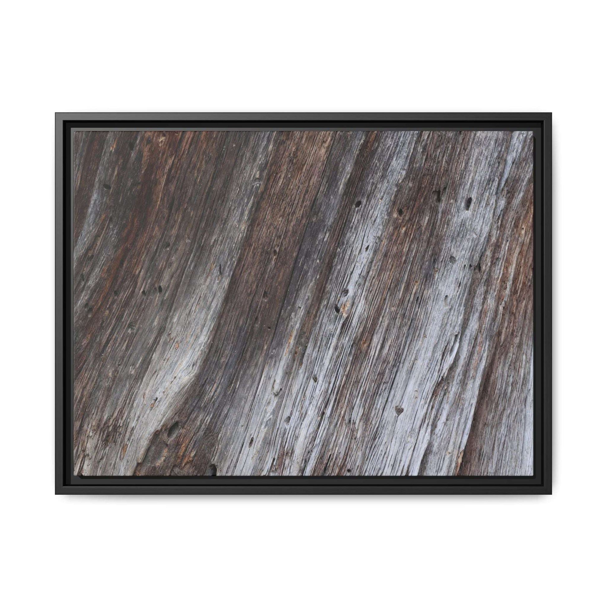 Aged Timber Texture - Unique Stretched Canvas Wall Art - Art By Earth