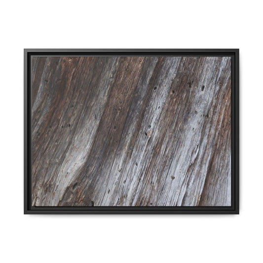 Aged Timber Texture - Unique Stretched Canvas Wall Art - Art By Earth