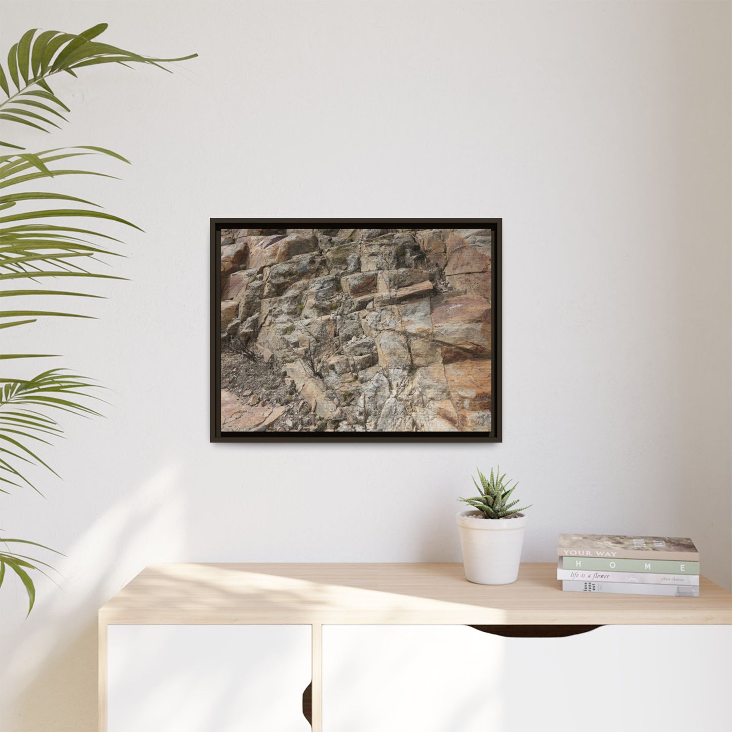 Stone's Silent Story - Unique Stretched Canvas Wall Art - Art By Earth