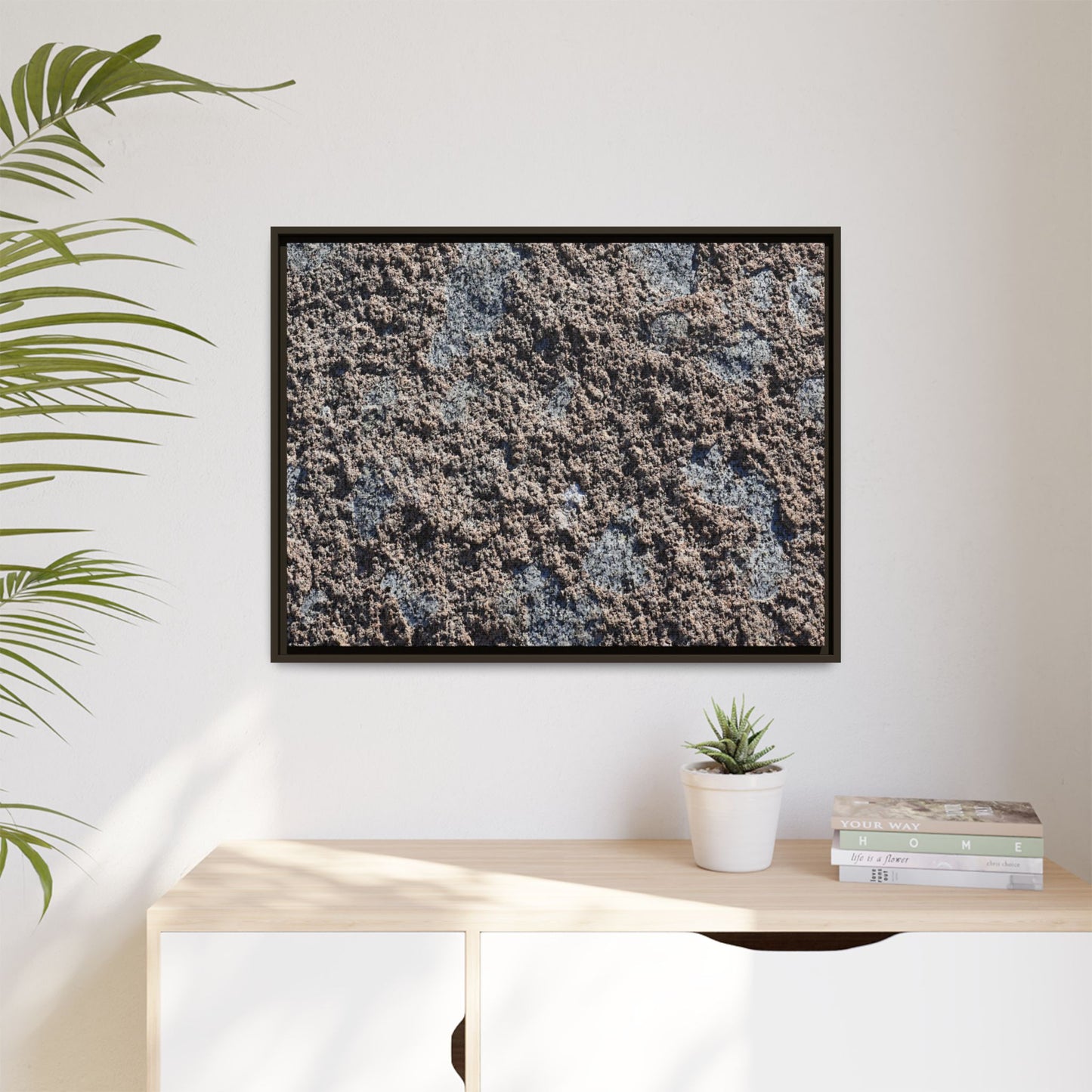 Textured Ground - Unique Stretched Canvas Wall Art