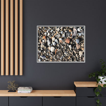 Stones and Soil - Unique Stretched Canvas Wall Art