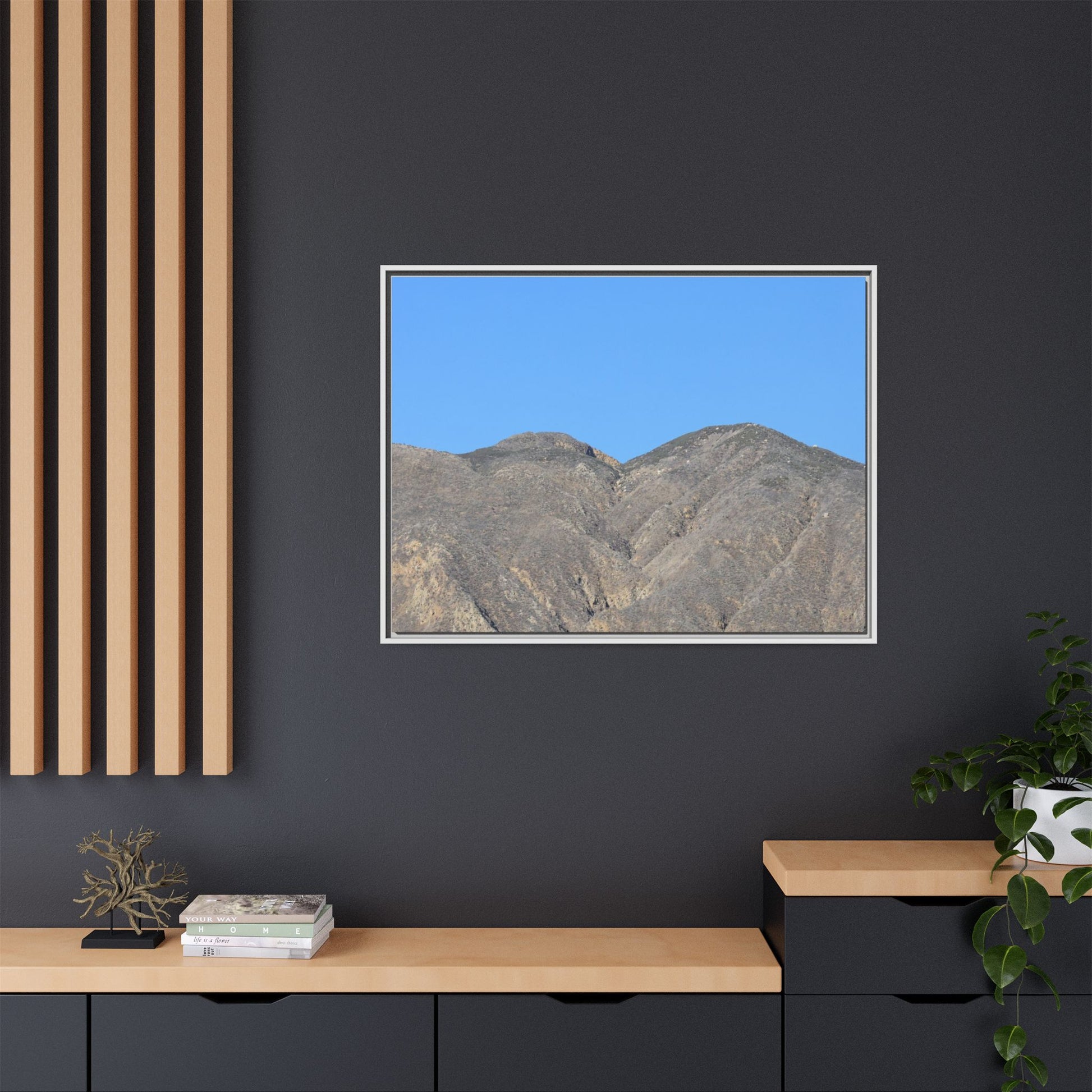 Arid Mountain Breath - Unique Stretched Canvas Wall Art - Art By Earth