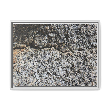 Weathered Stone Surface - Unique Stretched Canvas Wall Art