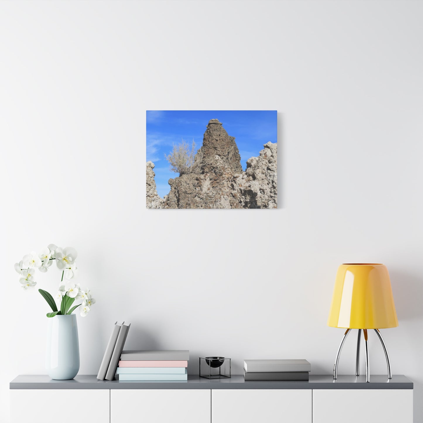 Towering Sentinels of Stone - Unique Frameless Canvas Wall Art