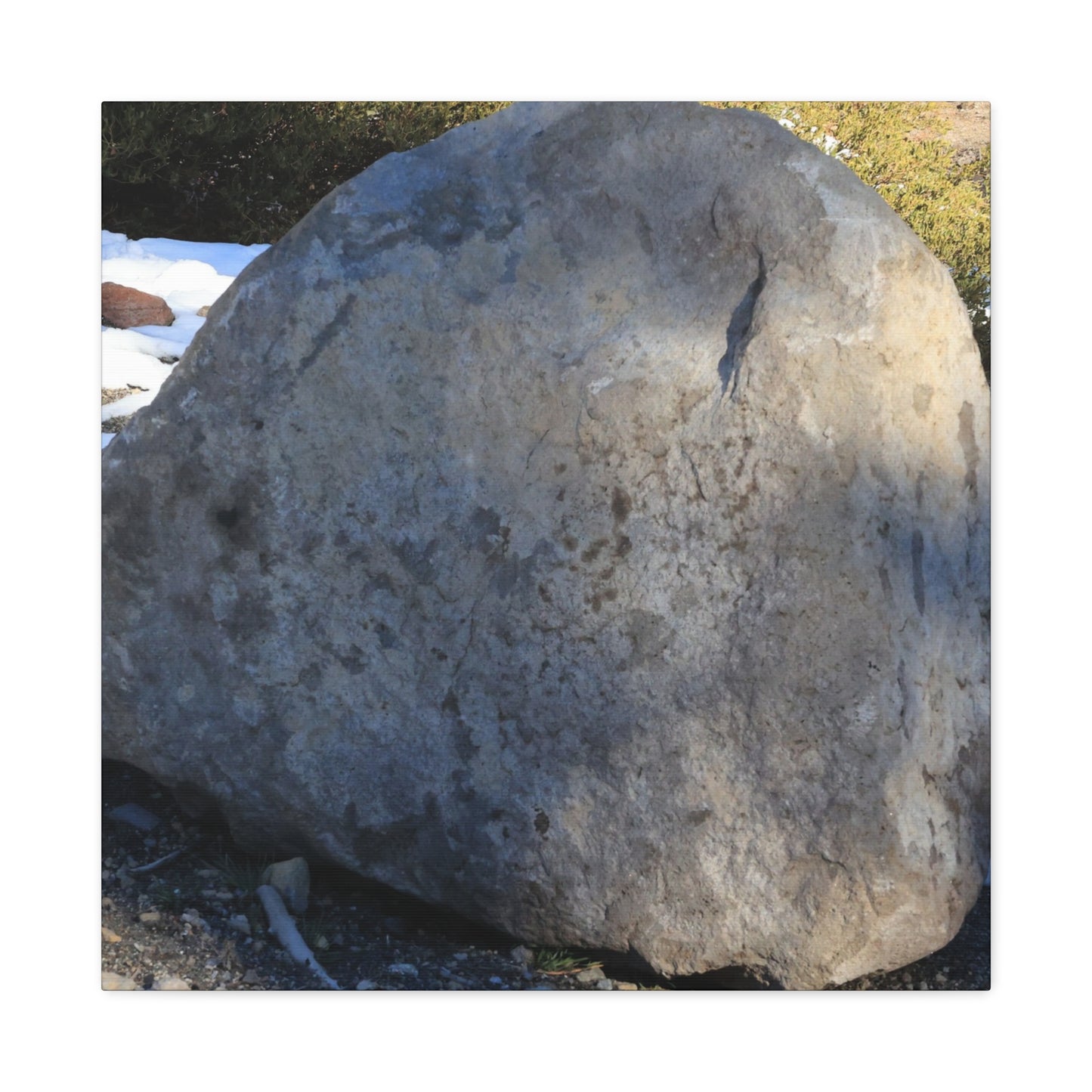 Stone of Silence - Unique Frameless Canvas Wall Art