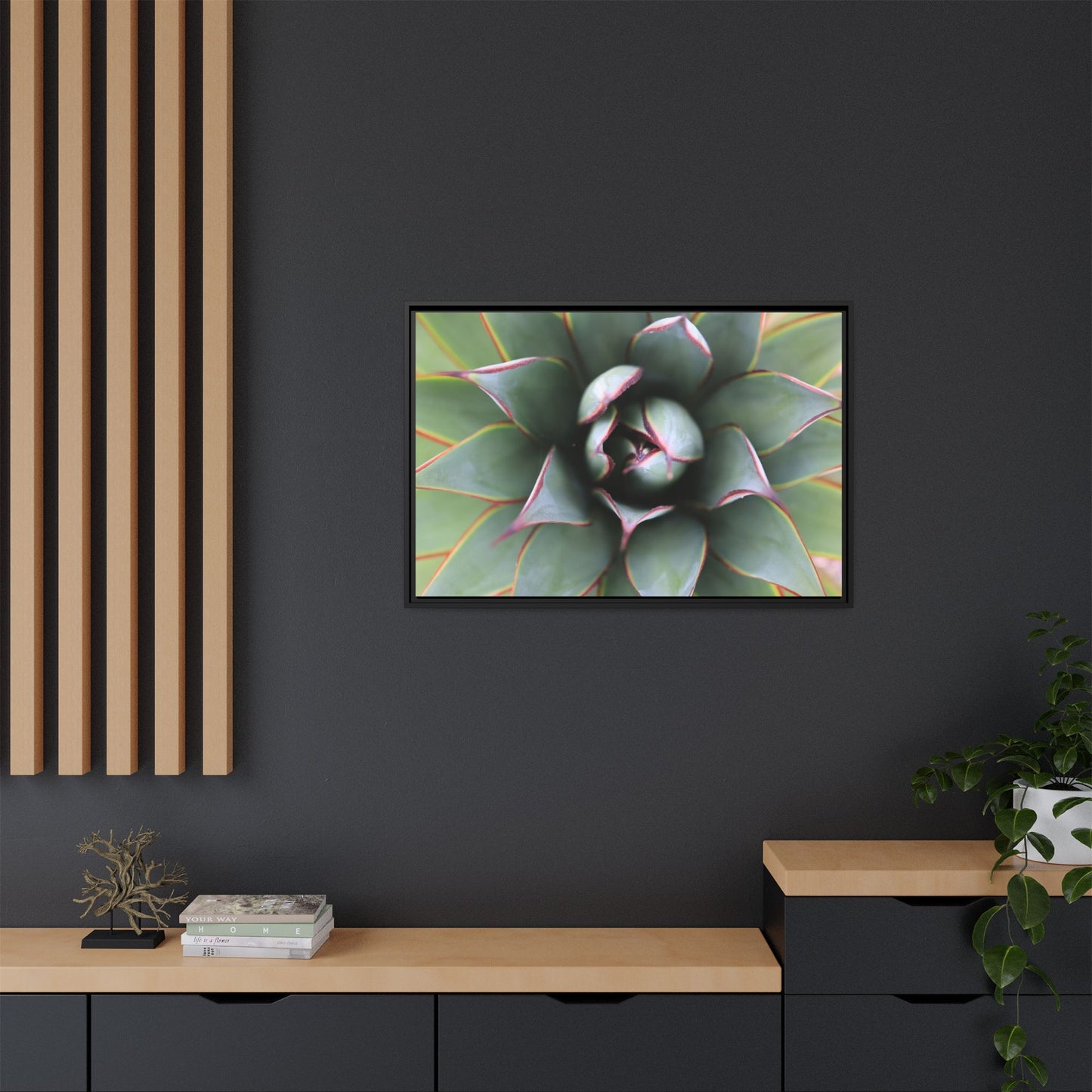 Spiky Elegance - Unique Stretched Canvas Wall Art - Art By Earth