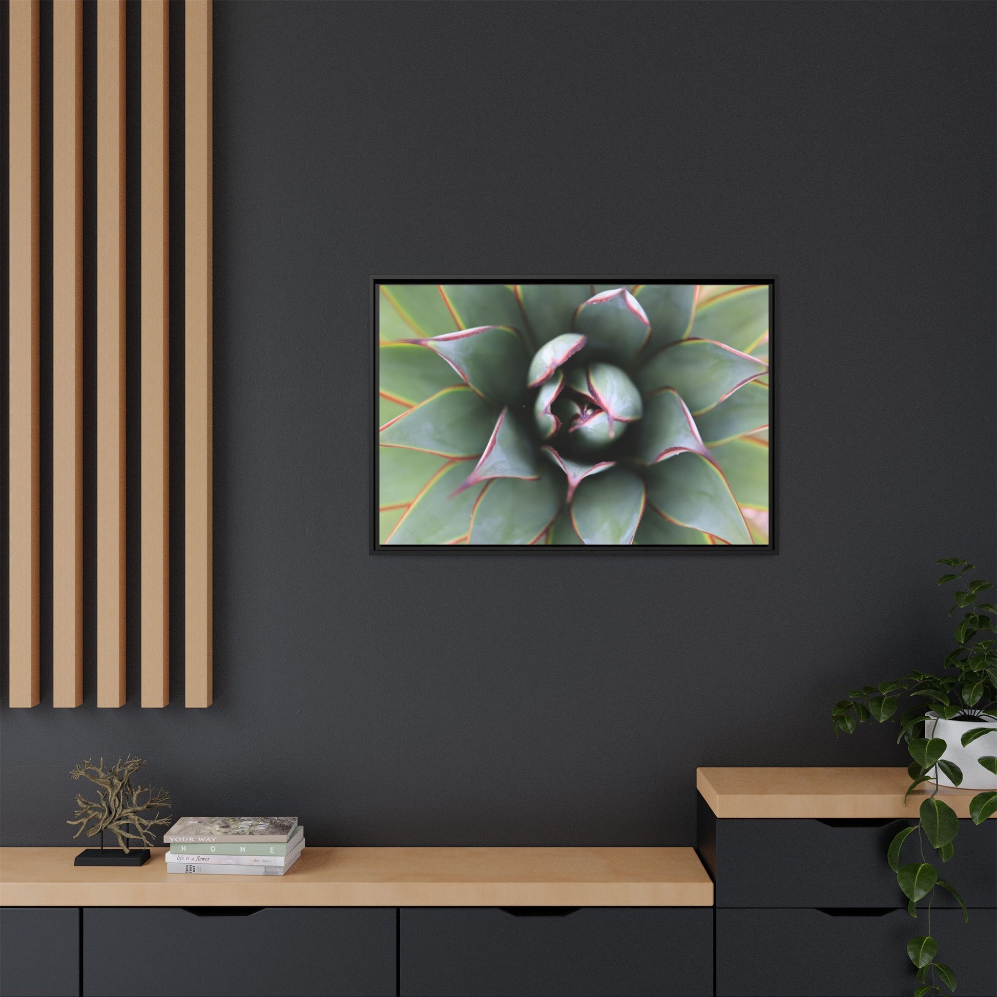 Spiky Elegance - Unique Stretched Canvas Wall Art - Art By Earth